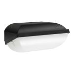 Philips LED Sicurezza Coreline BWC120 Nero 14W 1800lm - 830 Luce Calda -  | 282x178mm - IP54   Philips LED Sicurezza Coreline BWC120 Nero 14W 1800lm - 830 Luce Calda -  | 282x178mm - IP54