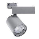 Noxion Luce a Binario LED 3 fasi Spot Stella Grigio 35W 2900lm 36D - 930 Luce Calda | Miglior resa cromatica Noxion Luce a Binario LED 3 fasi Spot Stella Grigio 35W 2900lm 36D - 930 Luce Calda | Miglior resa cromatica