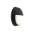 Ansell Bulkhead LED Helder Circolare Palpebra Nero 12W 1058lm - 830-840-865 CCT | 215mm - IP54