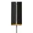 Nordlux Luce Da Parete Curtiz Aluminium Nero 11.5W 830lm - 927 Bianco Molto Caldo | A 3 Livelli Dimmerabile