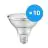 Confezione Multipack 10x Ledvance Faretti LED E27 PAR20 6.4W 350lm 36D - 927 Bianco Molto Caldo | Miglior Resa Cromatica - Dimmerabile - Sostitutiva 75W