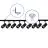 Set completo 1-Fase Rail L 2 x 2 Metro Nero | incl. 9x Faretti + GU10 2700K 3W Dimmerabile + Tappo Di Chiusura, Connettore di Alimentazione e L -Connettore
