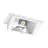 Downlight LED Paretewasher Paretey Maxi Bianca 46W 6300lm 70x75D - 830 Luce Calda
