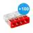 Confezione Multipack 100x Wago 2273-204 Morsettiera Compatto | 4 Filo Connessione -
