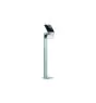 Steinel LED Lampada a piedistallo XSolar GL-S Post Argento 150lm - 840 Bianco Freddo| Solar - Sensore di Movimento e Luce