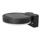 Ledvance LED Luce da parete Endura Stile Circle Nero 6W 400lm - 830 Luce Calda | Solar - Sensore di movimento e luce