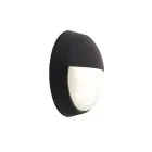 Ansell Bulkhead LED Helder Circolare Palpebra Nero 12W 1058lm - 830-840-865 CCT | 215mm - IP54