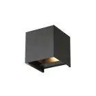 D'Lite LED Luce Da Parete Elingen Aluminium Nero 4.9W 480lm - 830 Luce Calda -